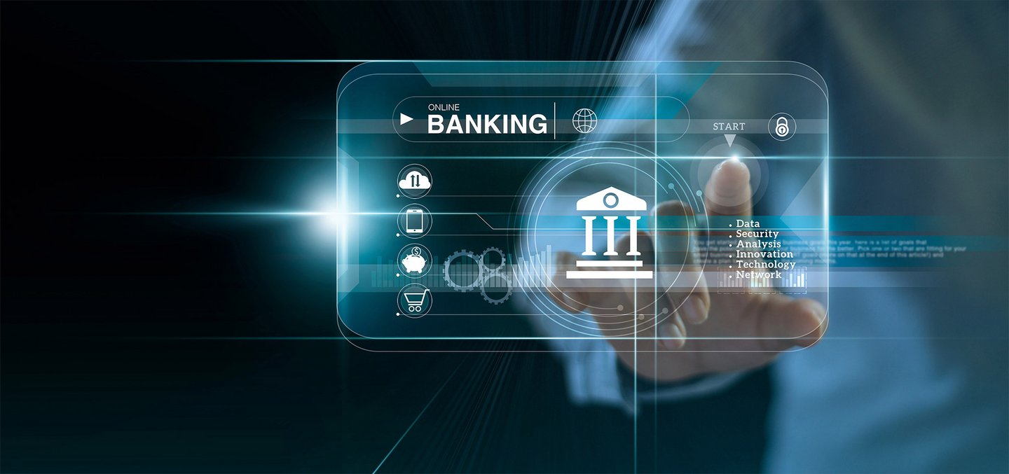Application of pc and smartphone with business graph and analytics data. Isometric vector illustration of digital protection mechanism, system privacy