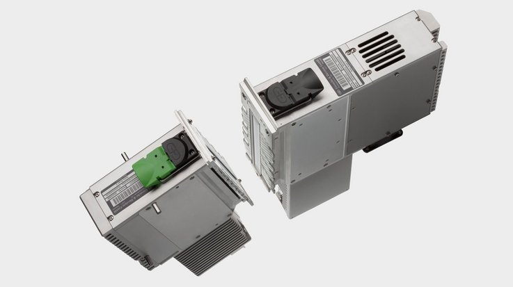 Visualization of the modular structure of a banknote processing system BPS® M7