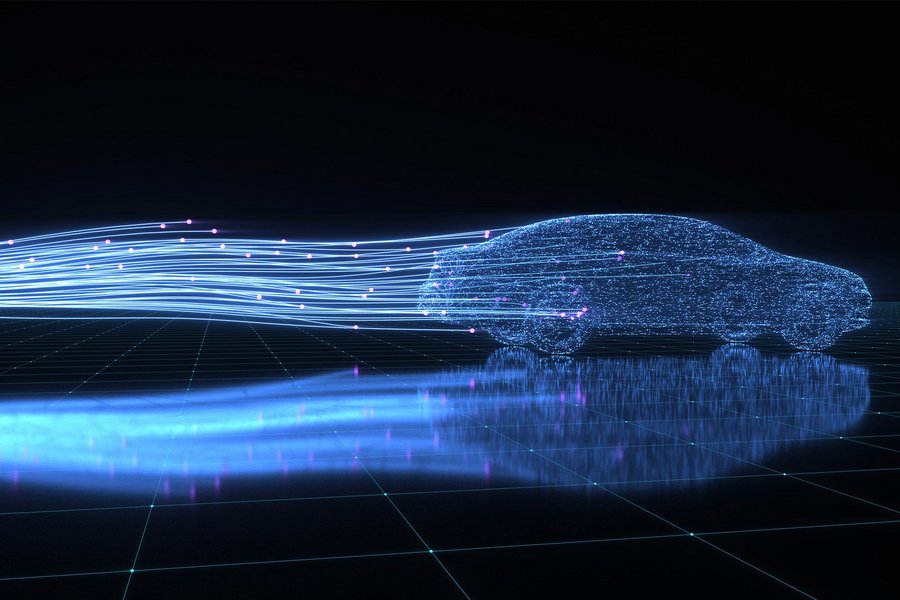Digital car built of network objects