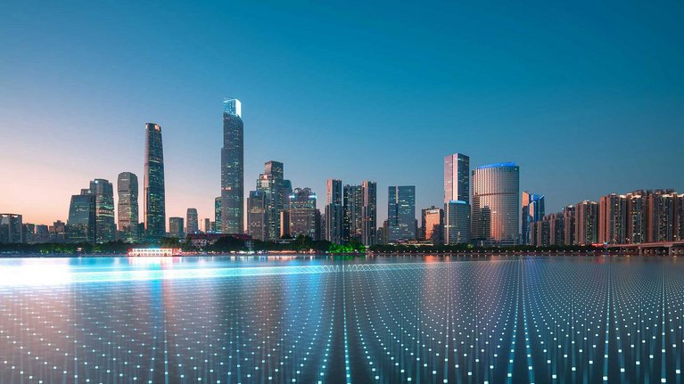 Skyline with a virtual network layer