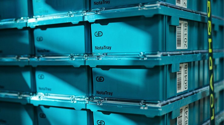 stacked NotaTrays