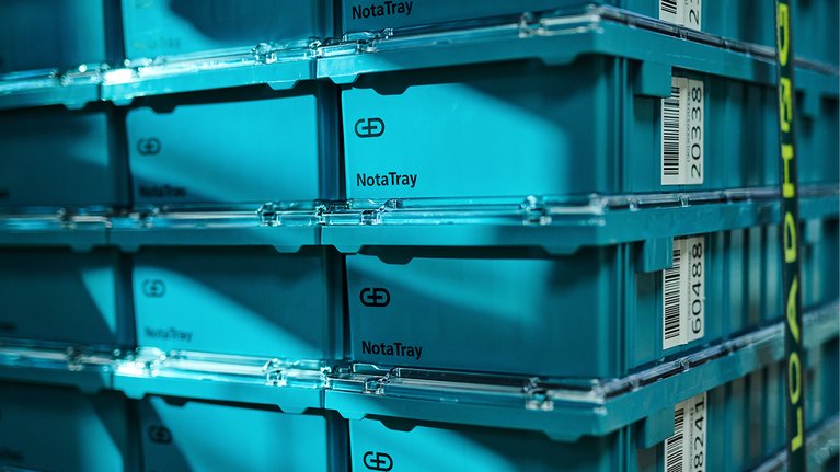 stacked NotaTrays