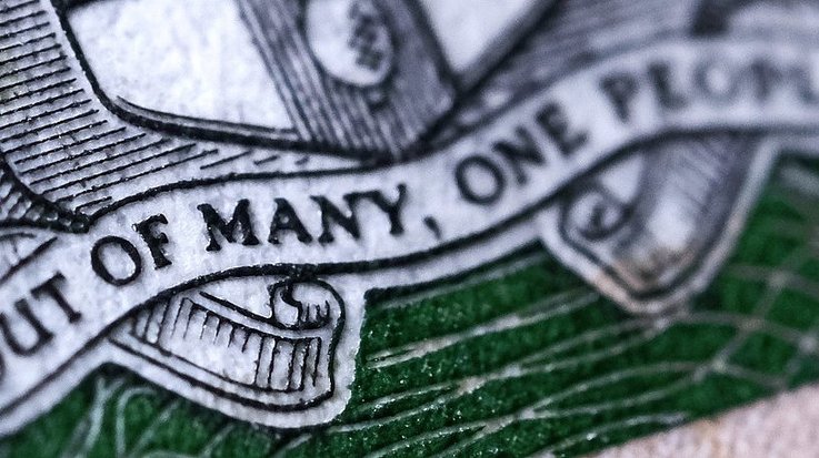 Close up of banknote for Jamaica