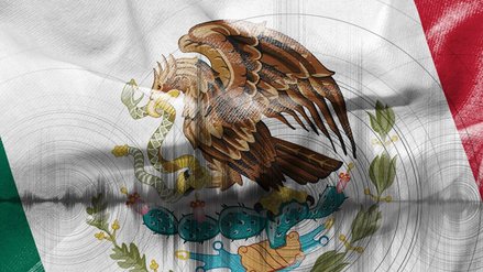 Flared graphs on a Mexican flag