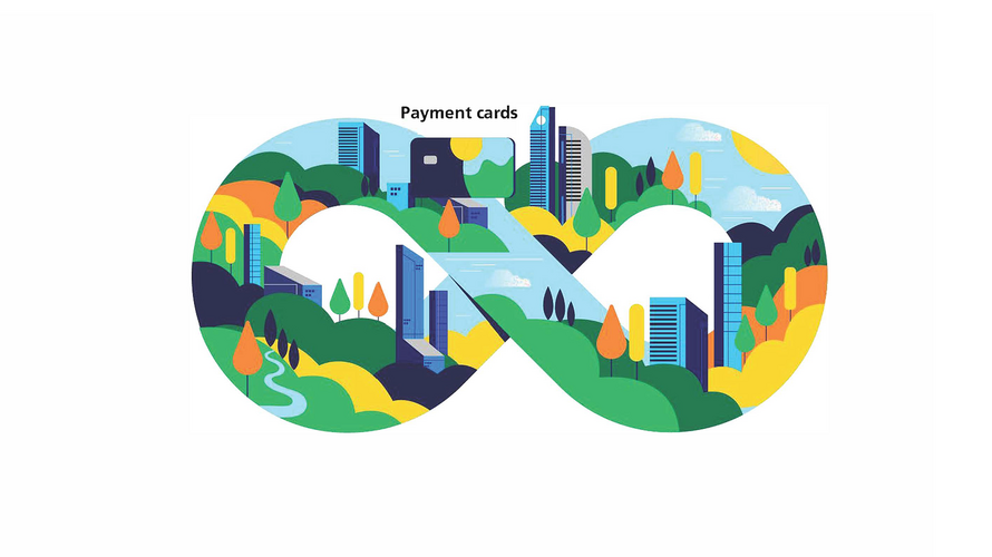 Infographic about sustainable payment journey