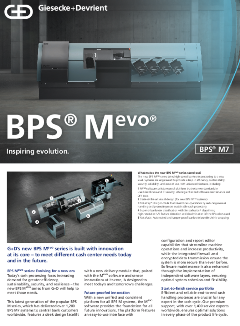 The cover BPS Mevo datasheet