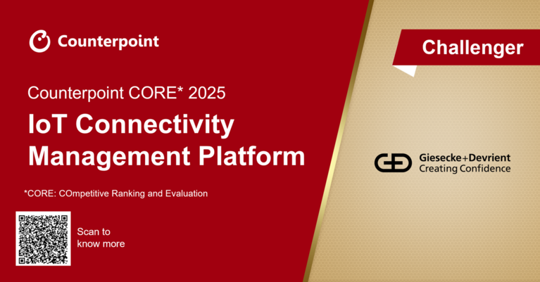 Recognition: G+D IoT Suite